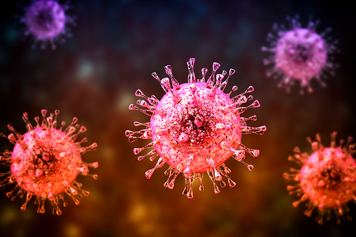 Cytomegalovirus CMV, un virus de ADN de la familia Herpesviridae photo