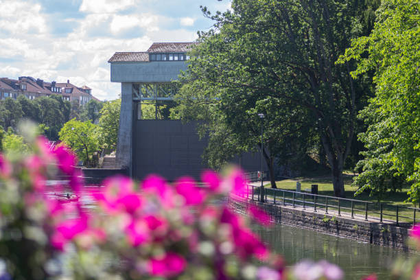 istock Flowers at a bridge in Trollhattan 1253220192