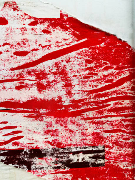 istock Old ripped blank torn grunge posters texture background 1253220755