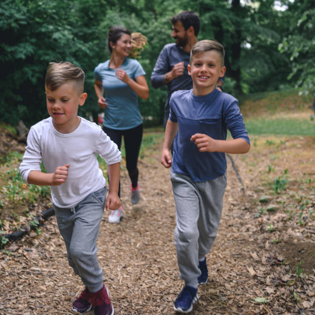 istock Family having fun doing sports 1253221118
