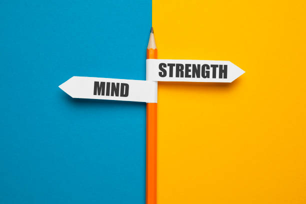 istock Pencil - direction indicator - choice of mind or strength 1253225322