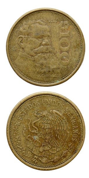 istock 100 Pesos Denomination Mexican Coins 1985 1253226476