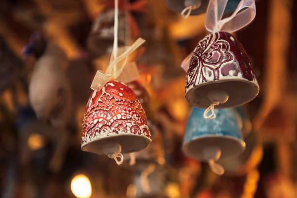 istock Souvenir bells at the market 1253229353
