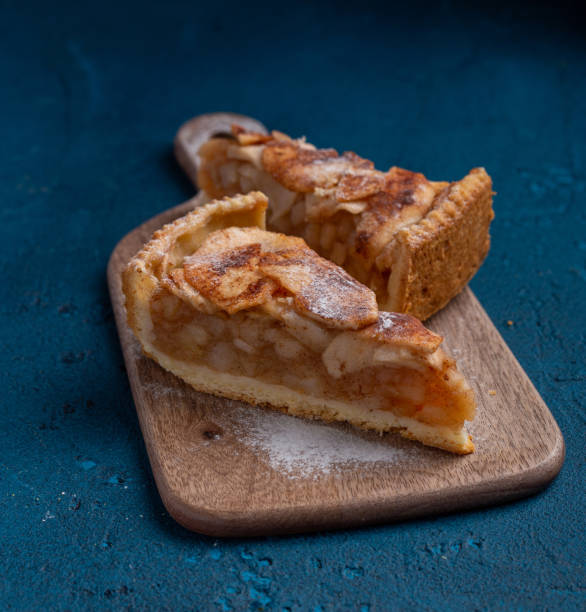 istock Two portions of apple pie 1253231426
