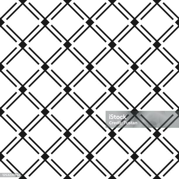 Seamless Geometric Pattern Of Mesh Stock Illustration - Download Image ...