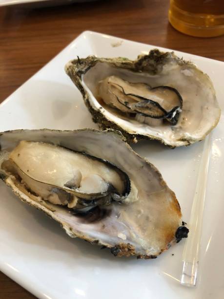 istock Famous Miyajima Island Grilled Oysters 1253241266