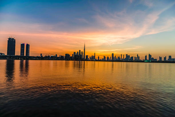 istock Waterfront of Dubai Skyscrapers, Downtown Dubai, UAE 1253244772