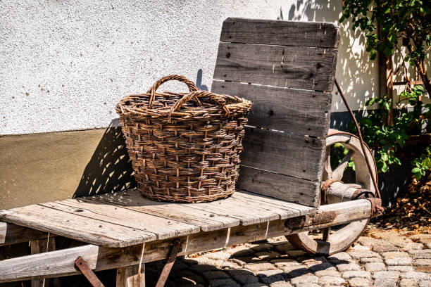 istock old wooden cart 1253245423