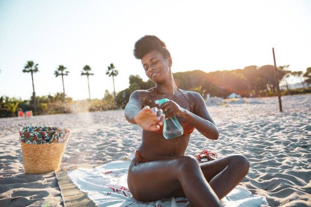 istock Enjoying summer on the beach 1253249141