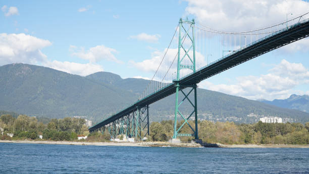 istock Lions Gate Bridge suspension bridge in Vancouver, Canada. 1253260494