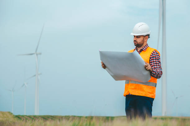 istock Engineer of Wind Turbine 1253263422