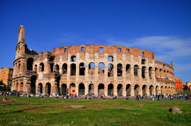 istock Famous ruins of Rome Colosseo 1253274183