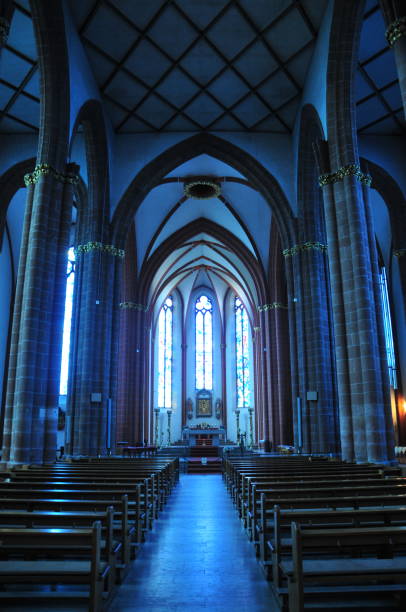 istock Blue and beautiful St. Stephen's Church 1253276485