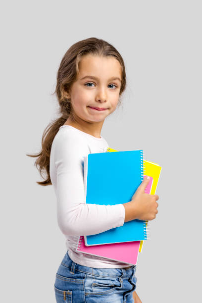 istock Little student girl 1253278889