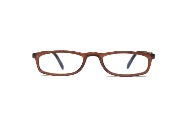 istock front photo of reading specs,brown and black colour gradient frame. 1253279443