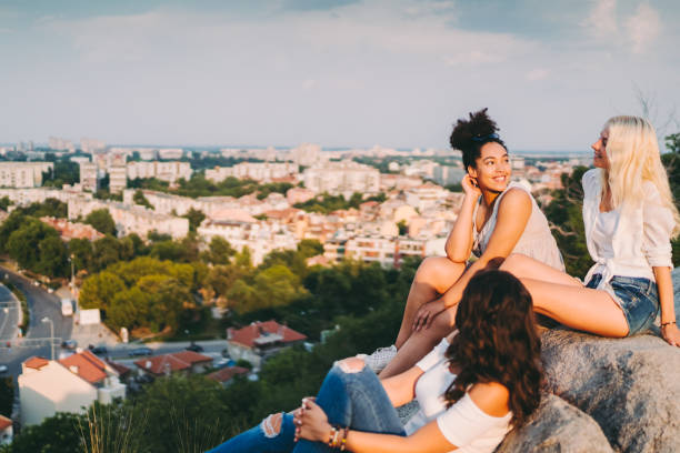 istock Friends on hiking during summer 1253279502