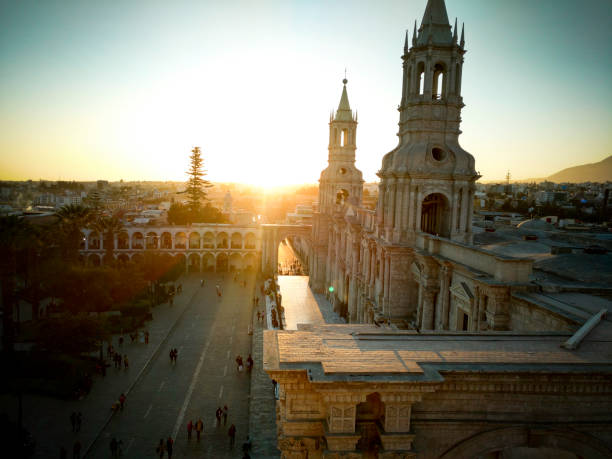 istock A view of Arequipa at sunset 1253282145