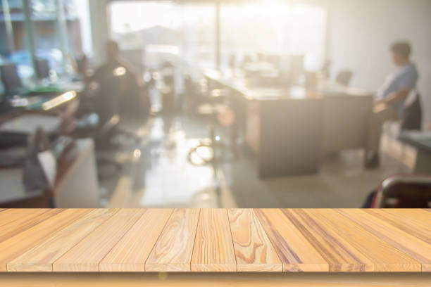 istock Table top at working & laptop at work from home office blur warm light background. Business environment computer and laptop on desk workplace. Social media Communication Internet Network Connection. 1253286243