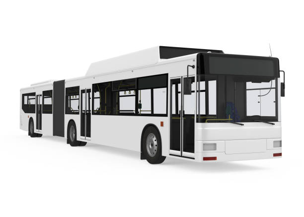 istock Articulated City Bus Isolated 1253290690
