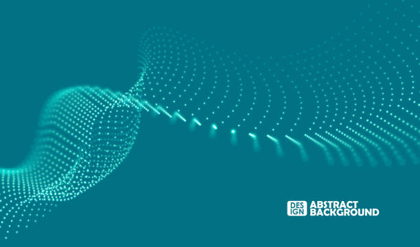 Particles liquid dynamic flow Particles liquid dynamic flow. Glittering dust of lights. Big data visualization. Graphic concept for your design. 156 number stock illustrations