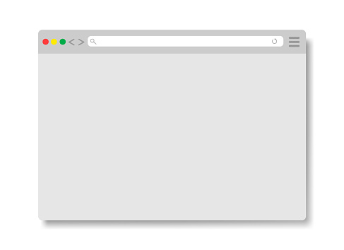Web Browser Window Modern Web Window Layout Stock Illustration ...