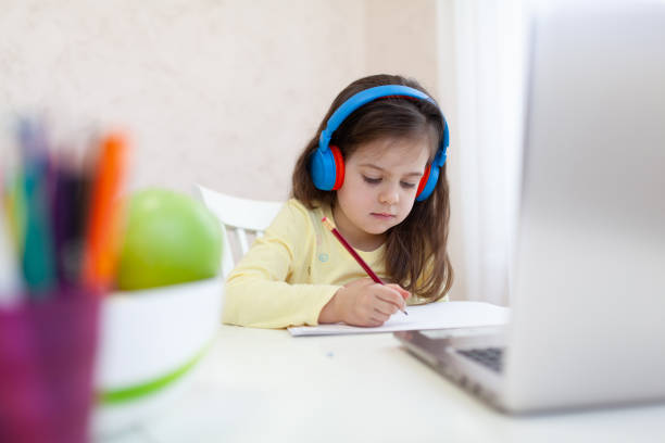 istock Coronavirus Outbreak. Lockdown and school closures. COVID-19 pandemic forces children and teachers online learning. 1253320173