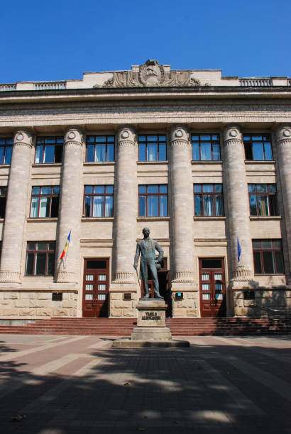 istock The National Library in Chisinau, Moldova 1253322255