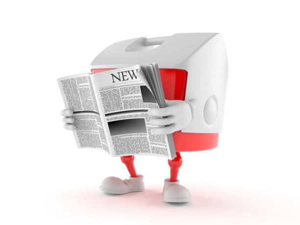 istock Transplant box character reading newspaper 1253323732