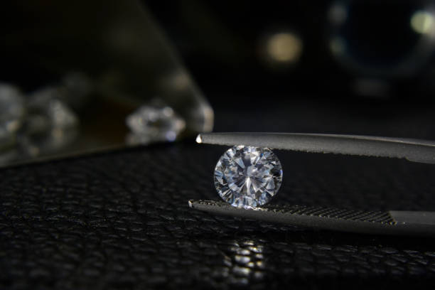 istock Diamonds are valuable, expensive and rare. 1253349303