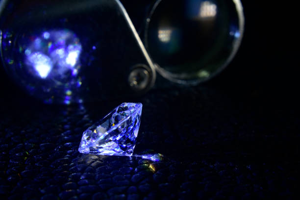 istock Diamonds are valuable, expensive and rare. 1253350111