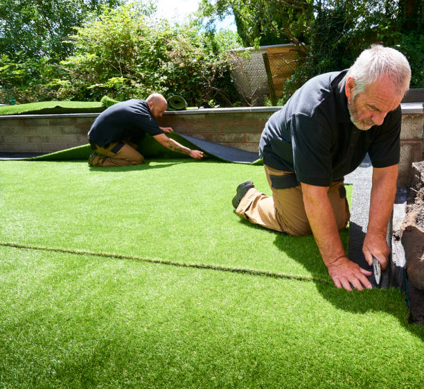 istock Cutting edges of artificial grass 1253351023