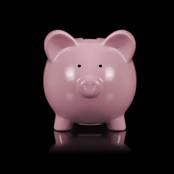 istock Isolated Pig Bank 1253351093