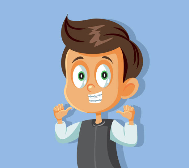Young Cartoon Boy Smiling Wearing Braces Stock Illustration - Download Image Now - 12-13 Years, Adjusting, Biting - iStock Young Cartoon Boy Smiling Wearing Braces Stock Illustration - Download Image Now - 12-13 Years, Adjusting, Biting - iStock