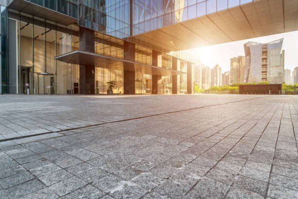 istock empty ground in front of modern office building 1253381638