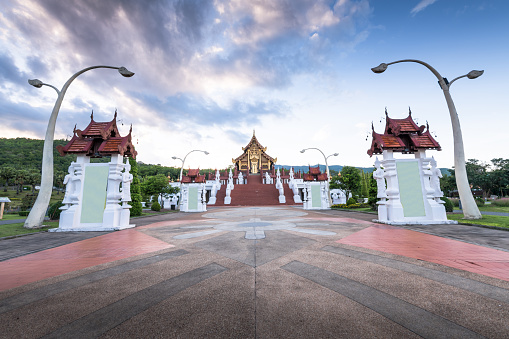 Wat Pha Sorn Kaew view from the back located in Petchabun province of Thailand