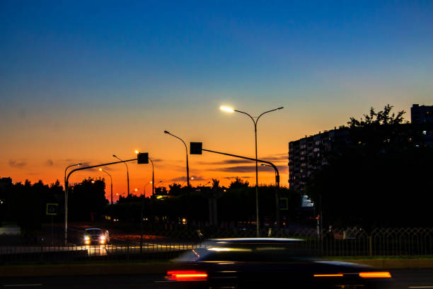 istock photo city at night in the art processing 1253395279
