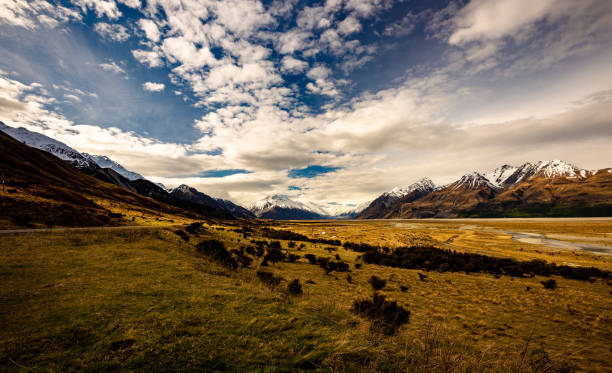 istock Aoraki / Mount Cook and Tasman River 1253396776