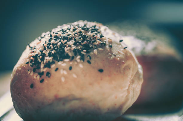 Fresh homemade burger buns