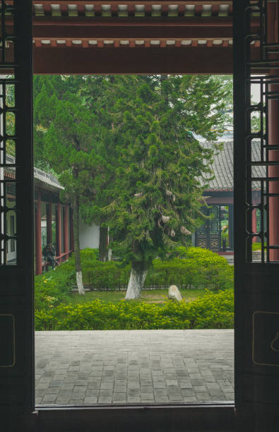 istock Part of Classical Chinese garden 1253403224