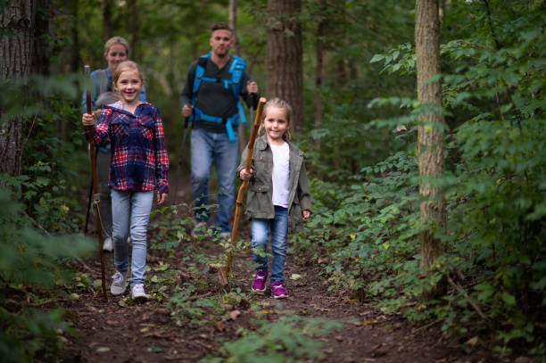istock Family enjoying a summer camping trip 1253410208