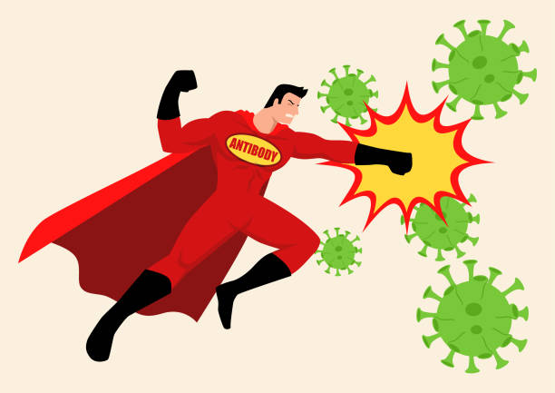 Superhero Fighting Viruses Stock Illustration - Download Image Now -  Antibody, Coronavirus, Immune System - iStock