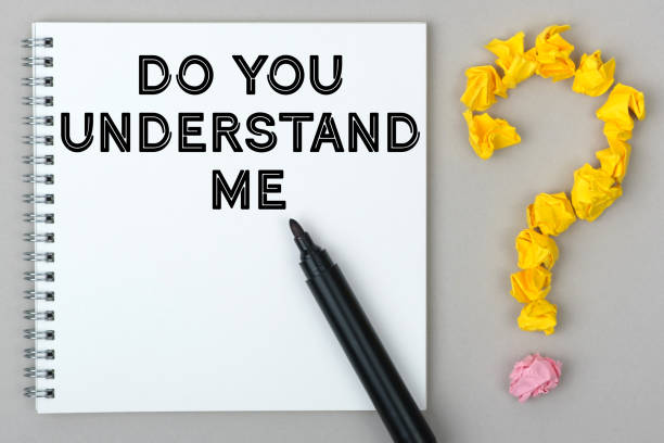istock Hand with marker writing: Do You Understand Me. 1253423353