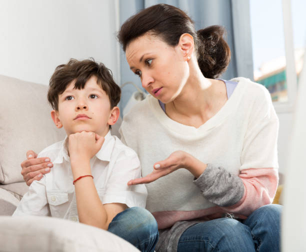 istock Mom soothing offended tweenager 1253424812