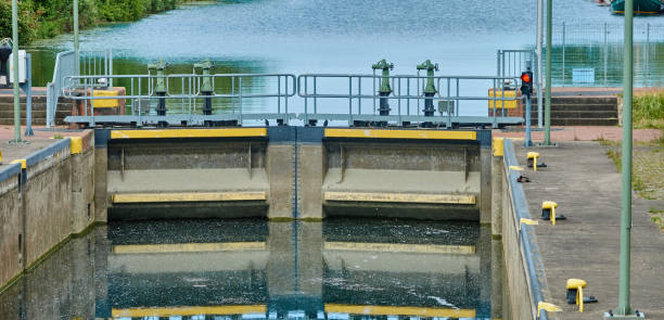 istock big watergate and canal in Germany 1253429111