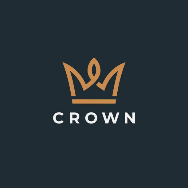 Royal crown symbol. Geometric icon. Vector design template. Royal crown symbol. Geometric icon. Vector design template. crown headwear stock illustrations