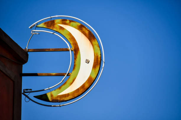 symbol on blue background, photo as background