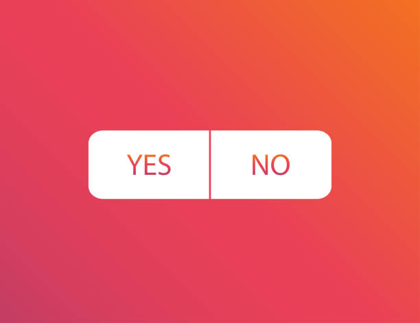 Yes and no buttons. Social media design of positive and negative answer. Correct and incorrect choice. Voting for an answer. Yes and no symbol in rainbow style on white background. Vector EPS 10 Yes and no buttons. Social media design of positive and negative answer. Correct and incorrect choice. Voting for an answer. Yes and no symbol in rainbow style on white background. Vector EPS 10 voting stock illustrations