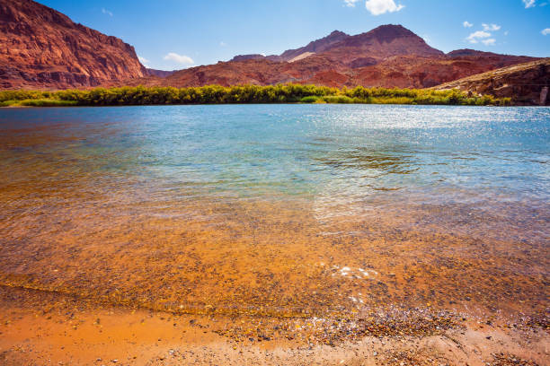 istock Smooth turn of the Colorado River 1253439873