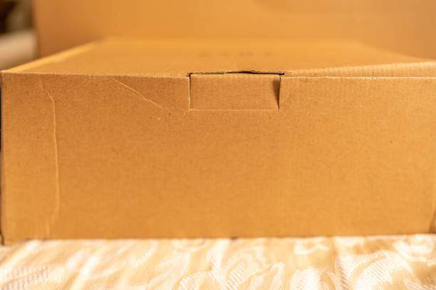 istock Delivery box (package) received from online shopping 1253440797