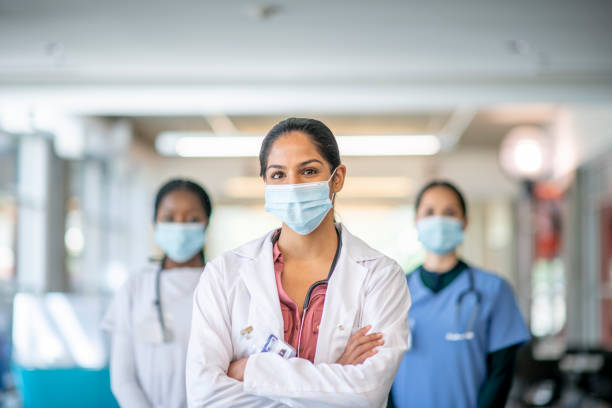 istock Healthcare professionals in mask 1253442155